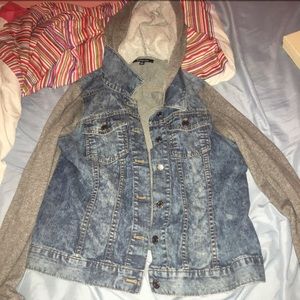 Hooded Denim Jacket